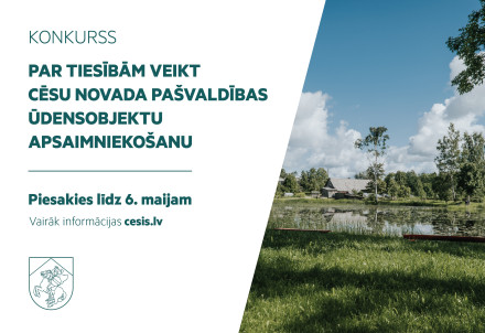 Izsludina konkursu par pašvaldības ezeru un upju posmu apsaimniekošanu