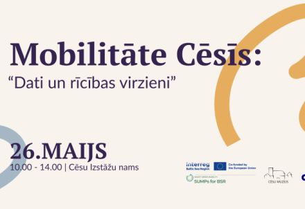 Seminārā maijā prezentēs aktuālos Cēsu mobilitātes datus