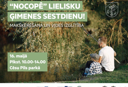 Aicinām uz vides un klimata dienu Cēsu Pils parkā - 16. maijā