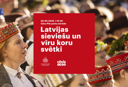 Jūnijā Cēsis pieskandinās Latvijas sieviešu un vīru koru svētki