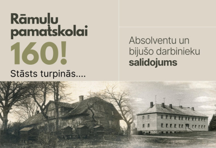 Rāmuļu pamatskola augustā svinēs 160 gadu jubileju