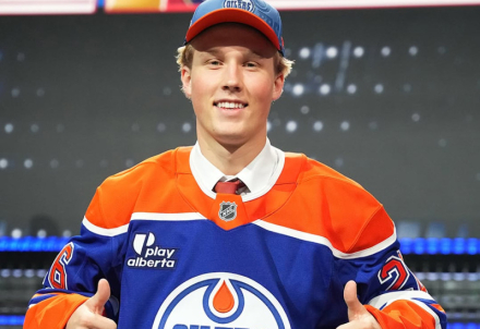 Cēsu novadnieka Rūdolfa Bērzkalna talantu novērtē NHL draftā