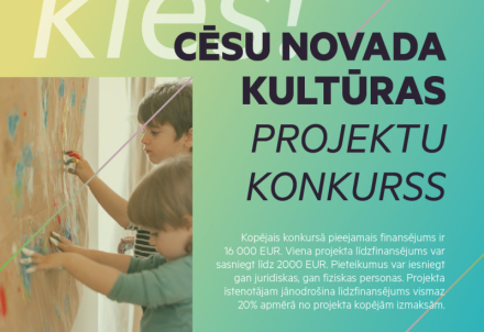 Izsludināta pieteikšanās otrajam 2026.gada Cēsu novada kultūras projektu konkursam