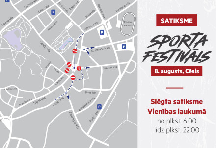 Satiksmes ierobežojumi Cēsīs, Vienības laukumā