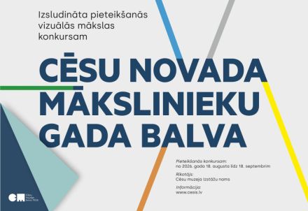Aicinām pieteikties Cēsu novada mākslinieku Gada balvai
