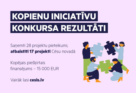 Atbalstīti 17 Cēsu novada kopienu iniciatīvu projekti