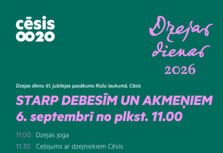 Dzejas dienas Cēsīs – starp debesīm un akmeņiem
